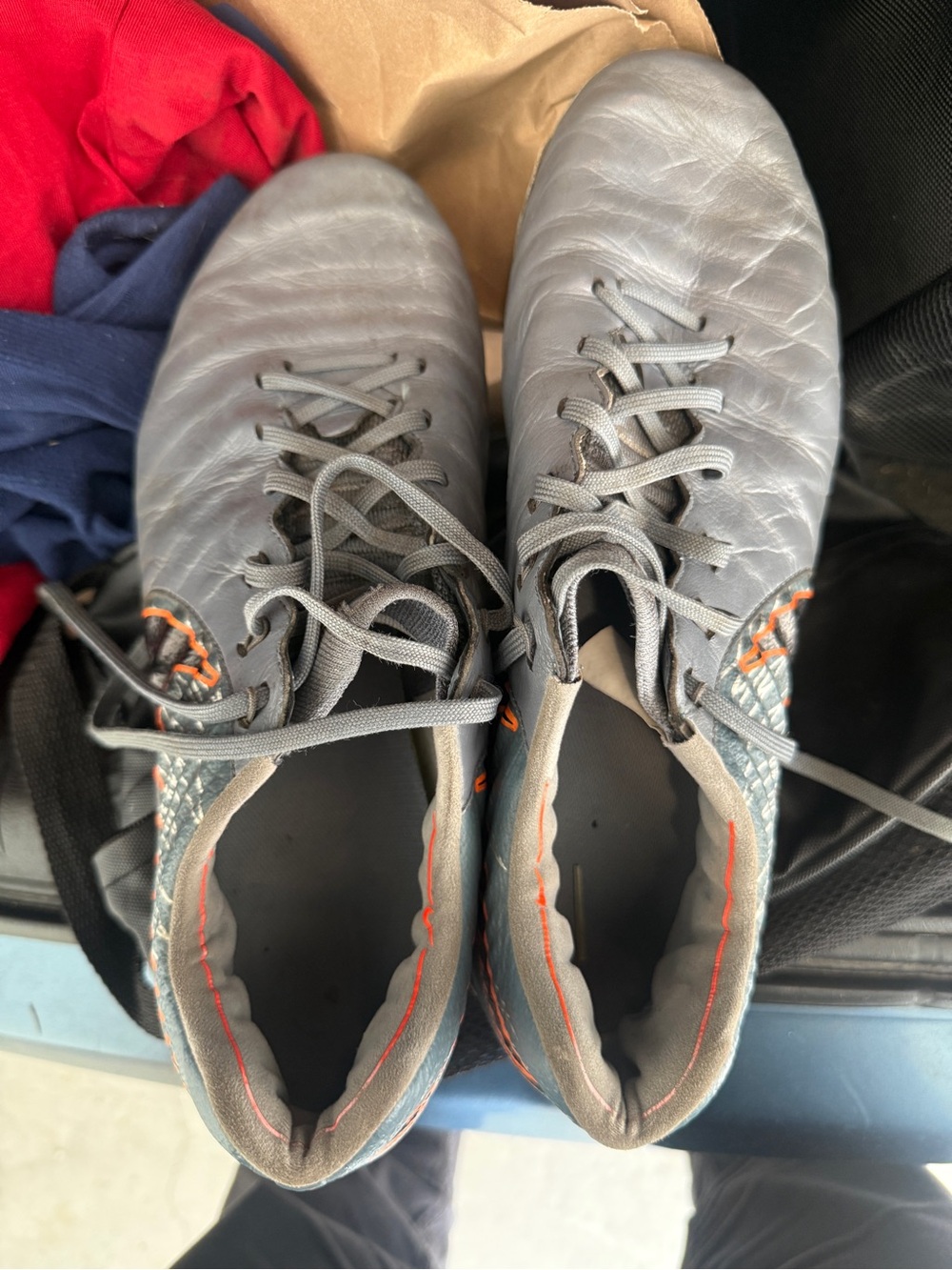 Nike Men's Gray tiempo legend elite cleats